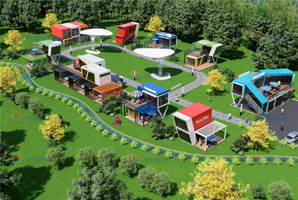 旅游住宿民宿集裝箱酒店天宏集成化景區(qū)度假